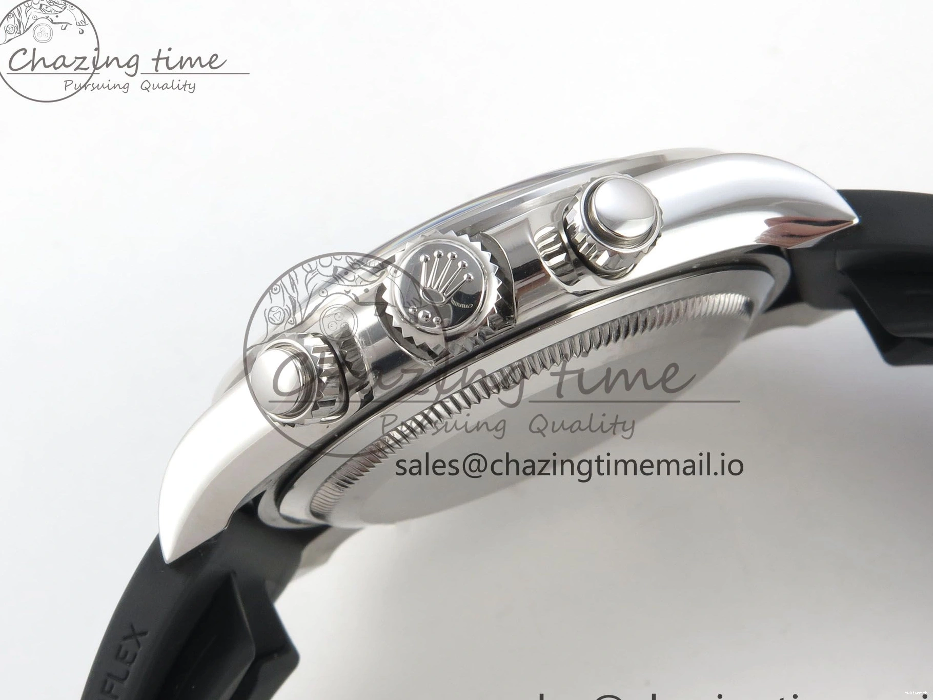 VS4131 Oysterflex Strap Gray VSF Best Black on Edition Daytona Dial V2 (Weighted) 1:1 126519 0225